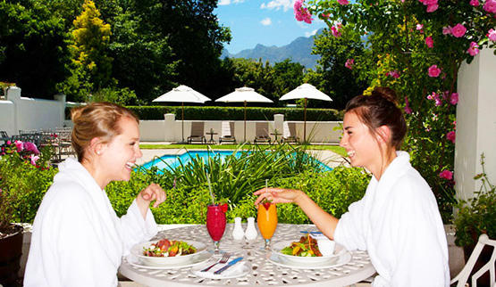 Spa holiday package weekend at Erinvale Estate in Cape Town.